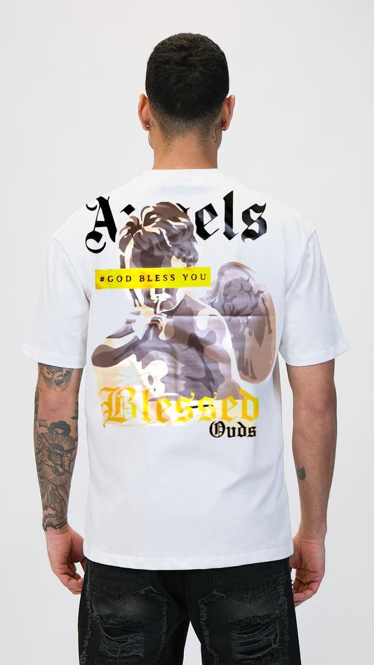 Camiseta OVDS Blanca Angels Rey De La Calle