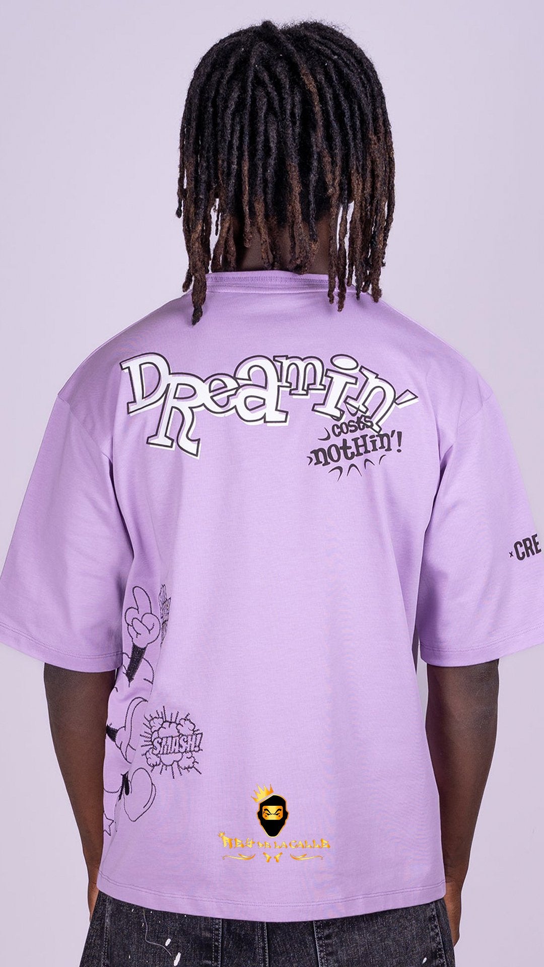 Camiseta Left Point Púrpura Dreamin' - Rey De La Calle