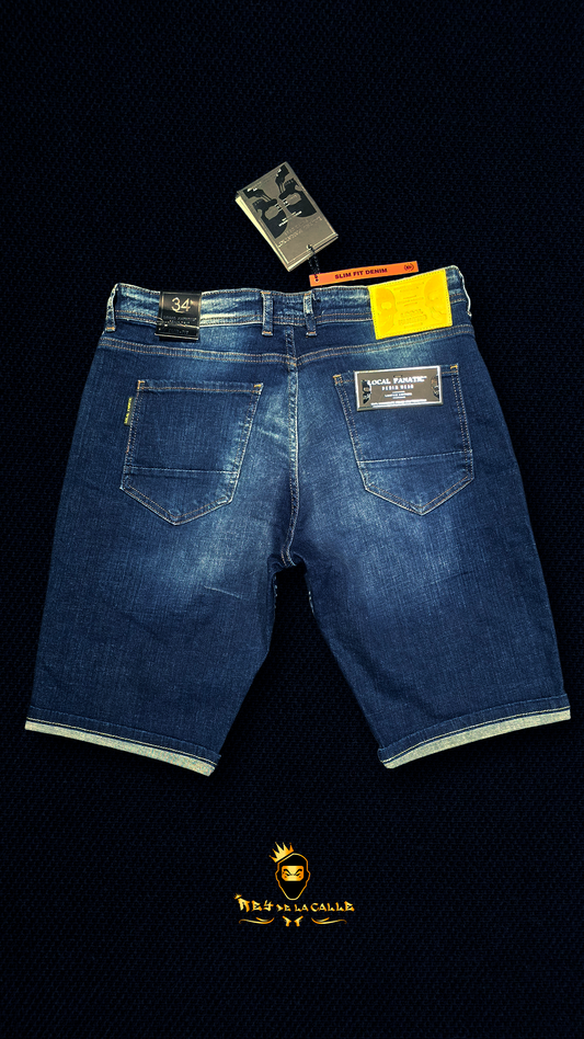 Short Pantalón corto calavera amarilla Rey De La Calle