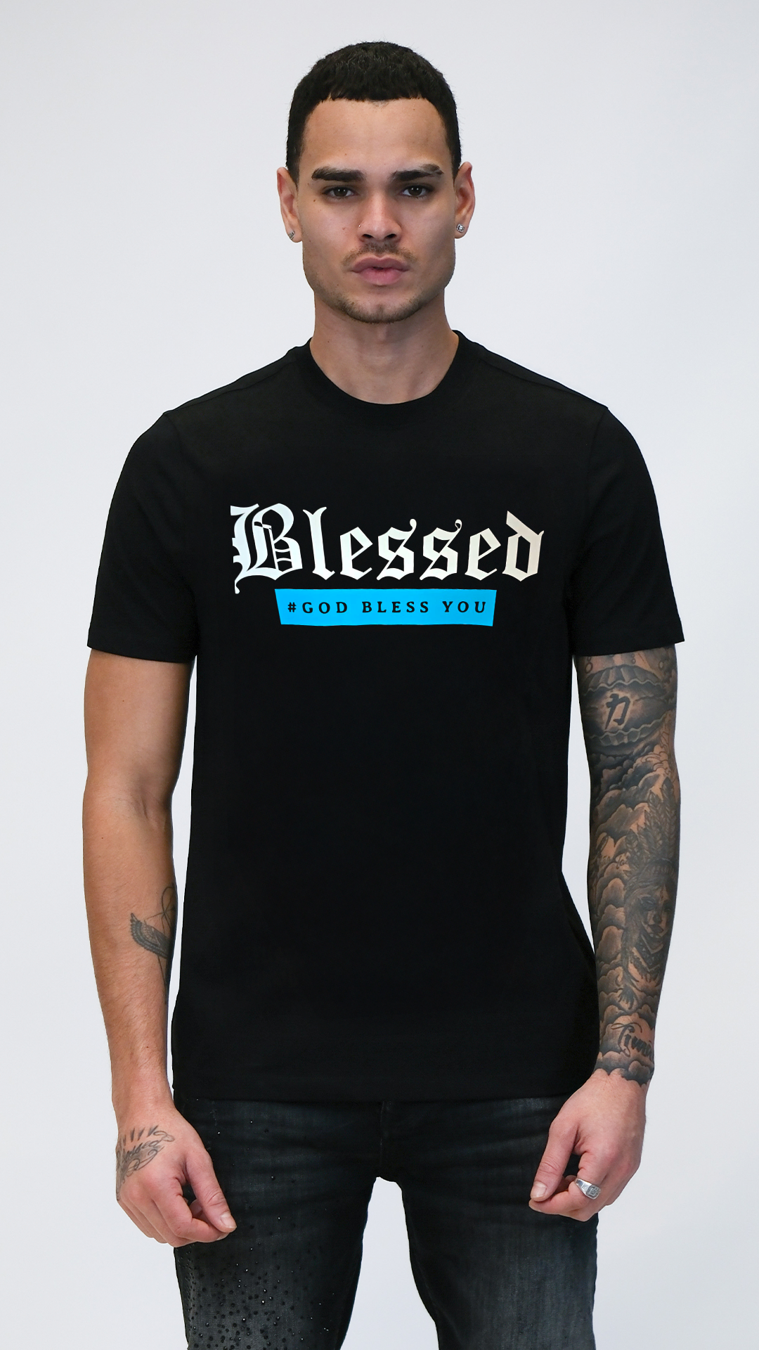 Camiseta OVDS Negra Angel Day Dreamer Rey De La Calle