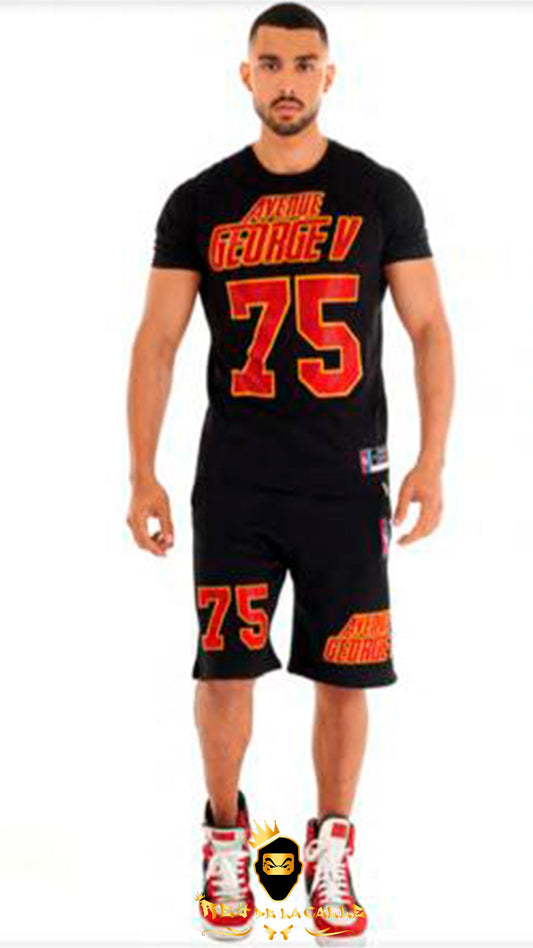 Conjunto Avenue George V deportivo 75 Negro Rey De La Calle