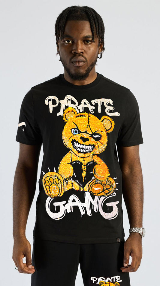 CAMISETA PIRATE GANG PARIS OSITO DORADO CORAZON ROTO Rey De La Calle