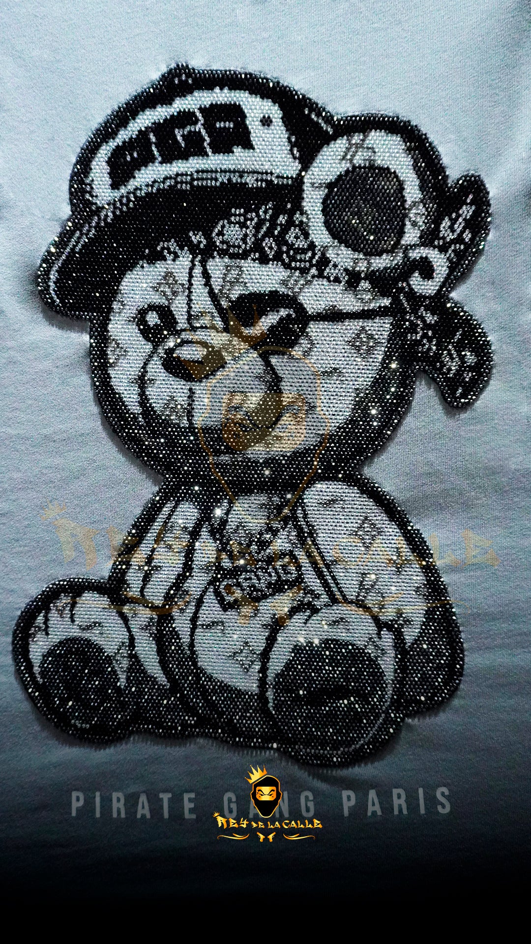 Conjunto de Verano Pirate Gang París Osito Bandana Gris