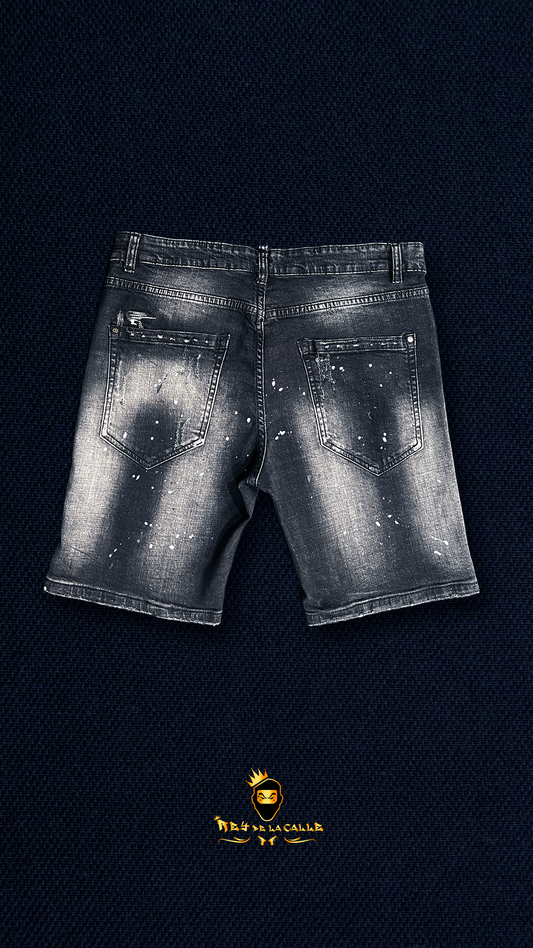Short Pantalón corto Jean negro OVDS Rey De La Calle