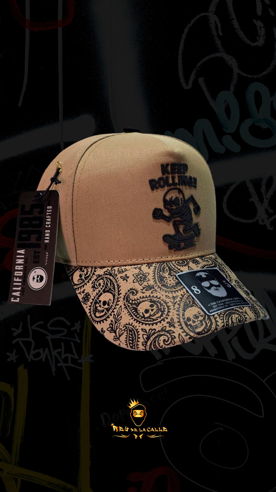 Gorra California Rey De La Calle