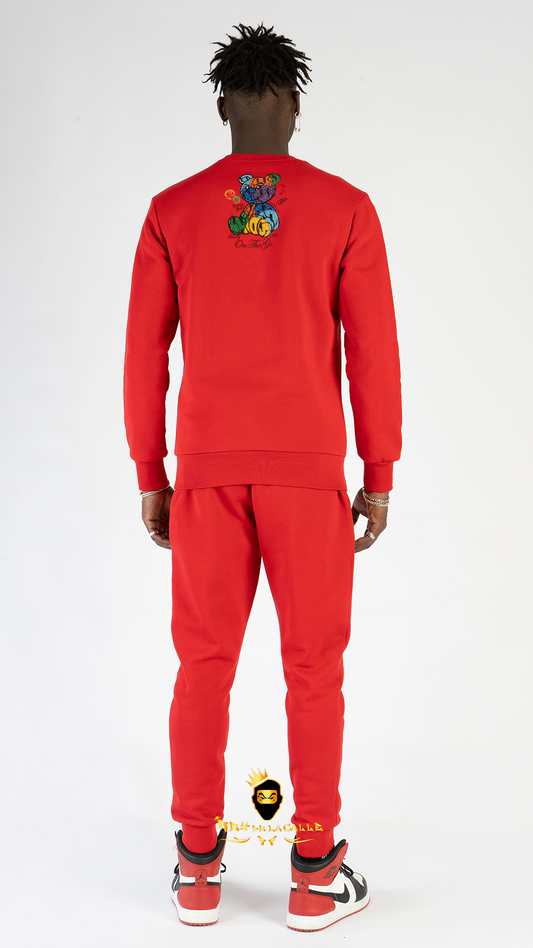 CONJUNTO LEFT POINT ROJO, OSITO Rey De La Calle