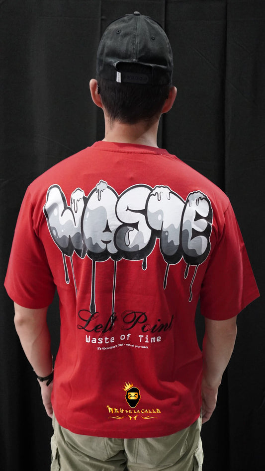 Camiseta Left Point Roja Waste - Rey De La Calle