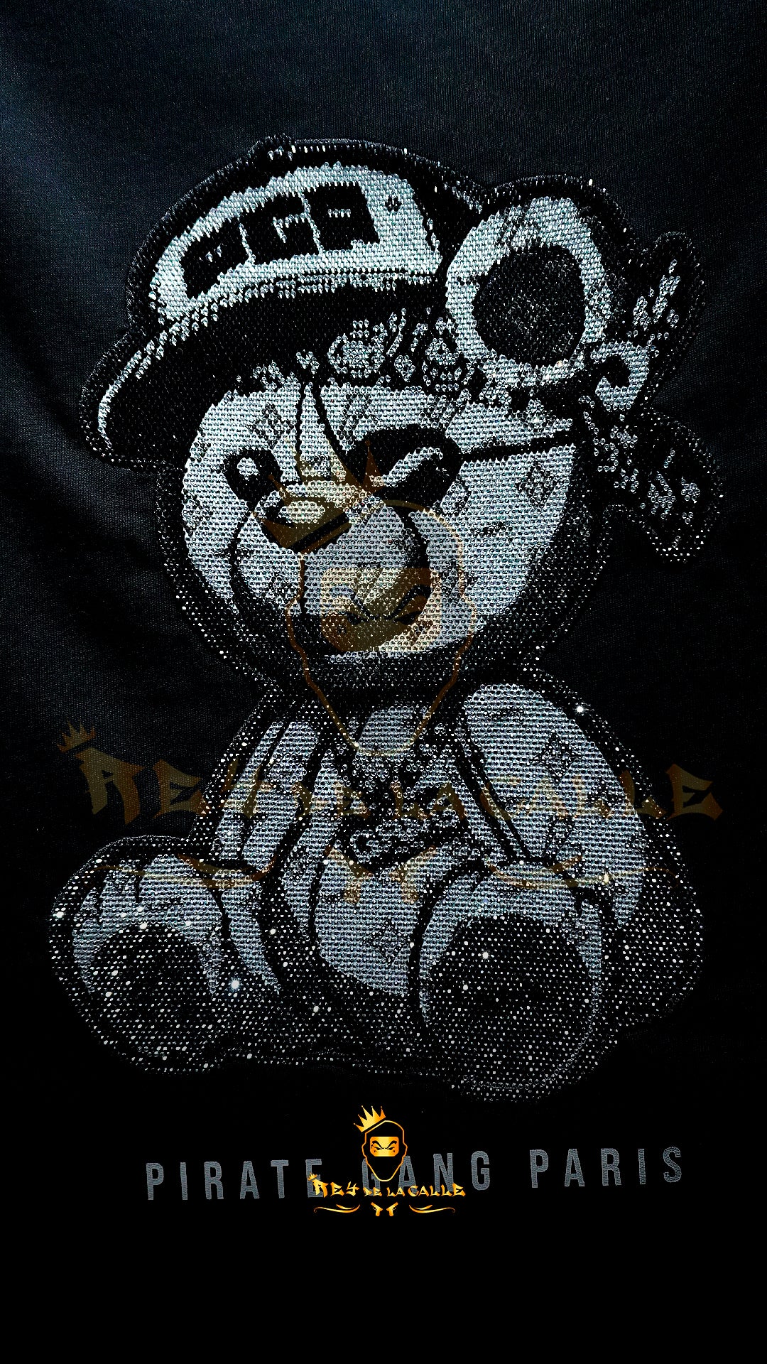 Conjunto de Verano Pirate Gang París Osito Bandana Negro