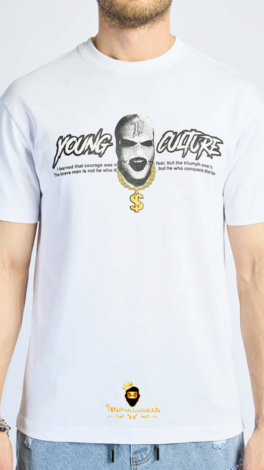 Camiseta Left Point Blanca Fearless - Rey De La Calle