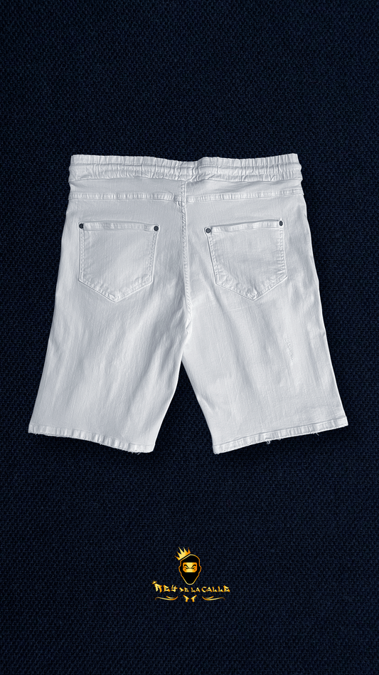 Short Pantalón corto Blanco Rey De La Calle