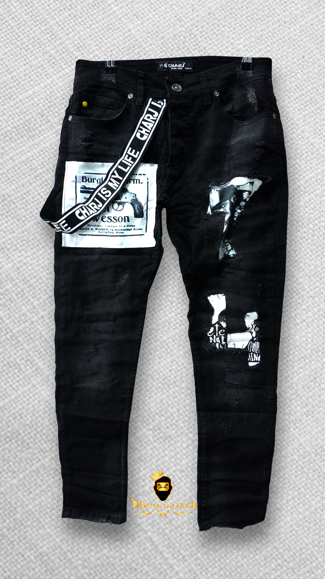 VAQUERO VIEJO OESTE NEGRO Rey De La Calle