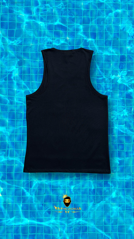 Camiseta Negra tirante sin manga Kavanagh made for winners Rey De La Calle