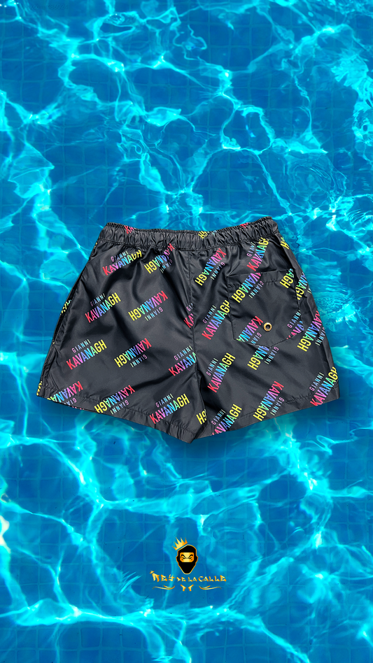 Shorts bañador negro Kavanagh Rey De La Calle