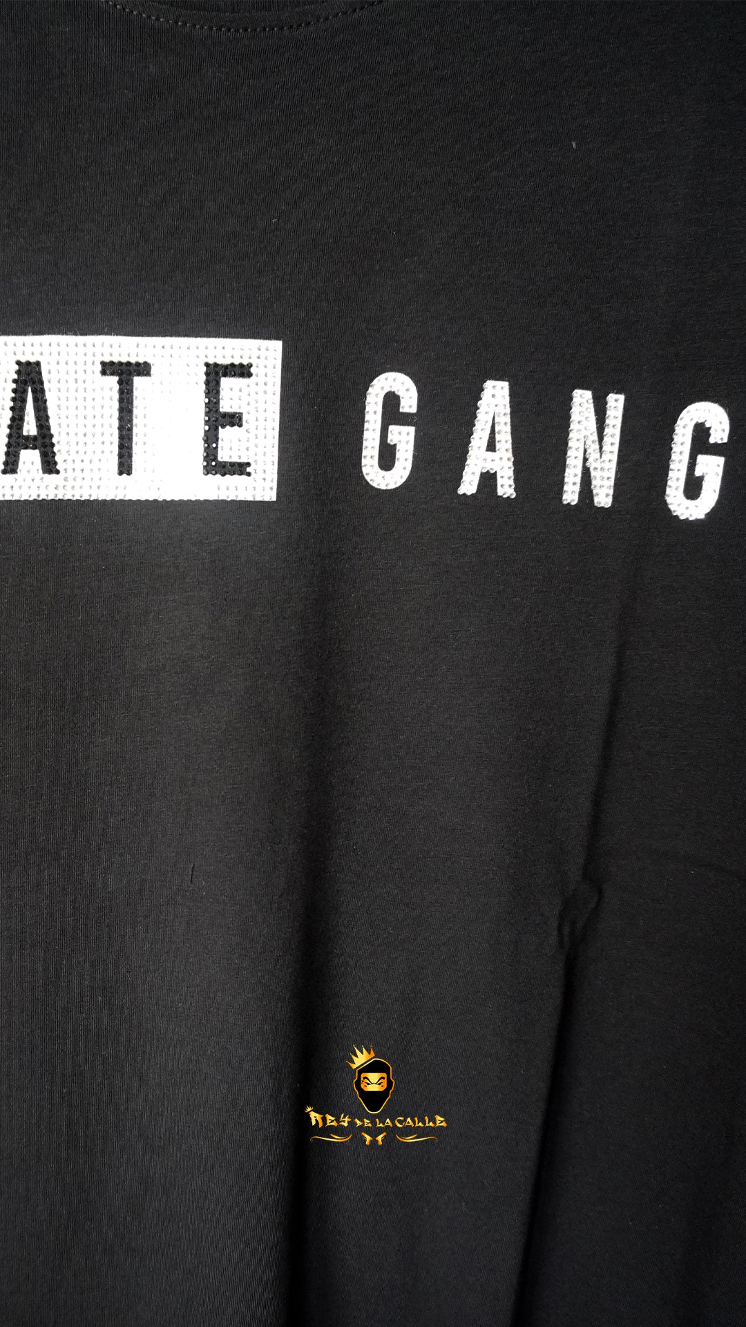 Conjunto Pirate Gang Paris Negro Pedrería Brillante Pistoleta - Rey De La Calle