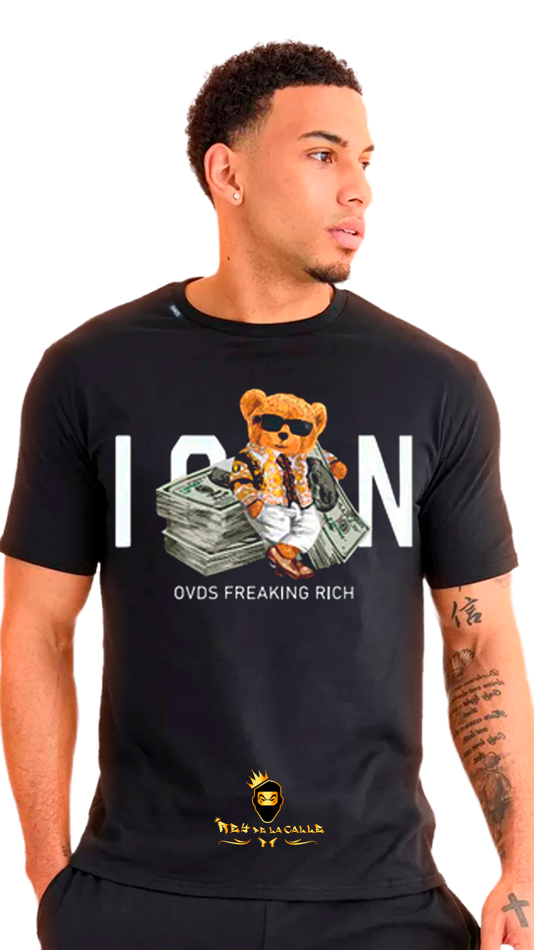 Conjunto OVDS Negra Oso I Own Rey De La Calle