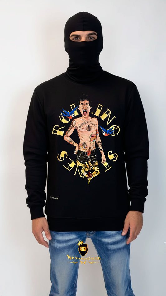 SUDADERA BE HAPPINESS FEAT ROLLING STONES Rey De La Calle