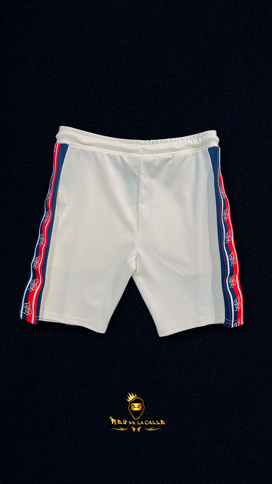 Short Siksilk azul y rojo Rey De La Calle