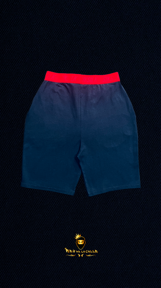 Short Azul y rojo Siksilk Rey De La Calle