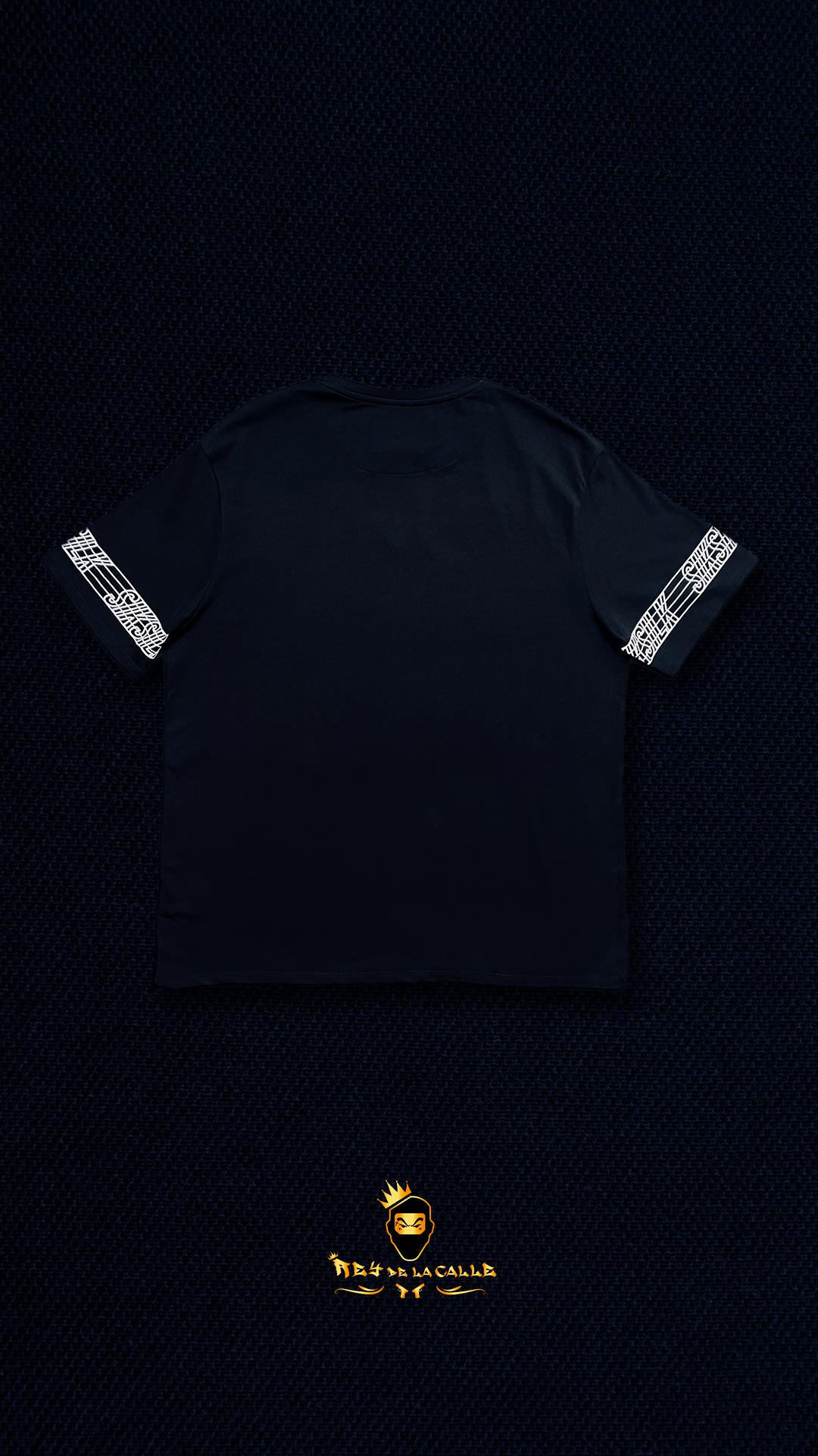 Camiseta Negra Siksilk Rey De La Calle