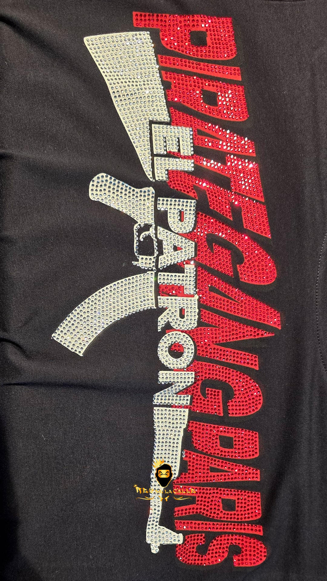 Conjunto Pirate Gang París Negro Pedrería Brillante Pablo Escobar - Rey De La Calle