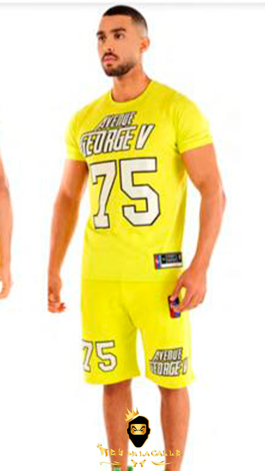 Conjunto Avenue George V deportivo 75 Amarillo Rey De La Calle