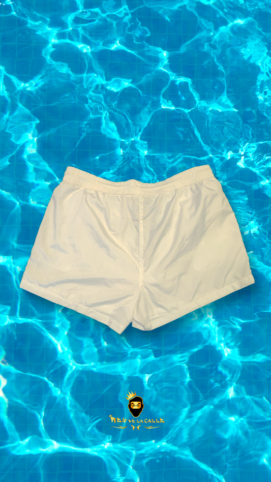 Shorts bañador corto Blanco Rey De La Calle