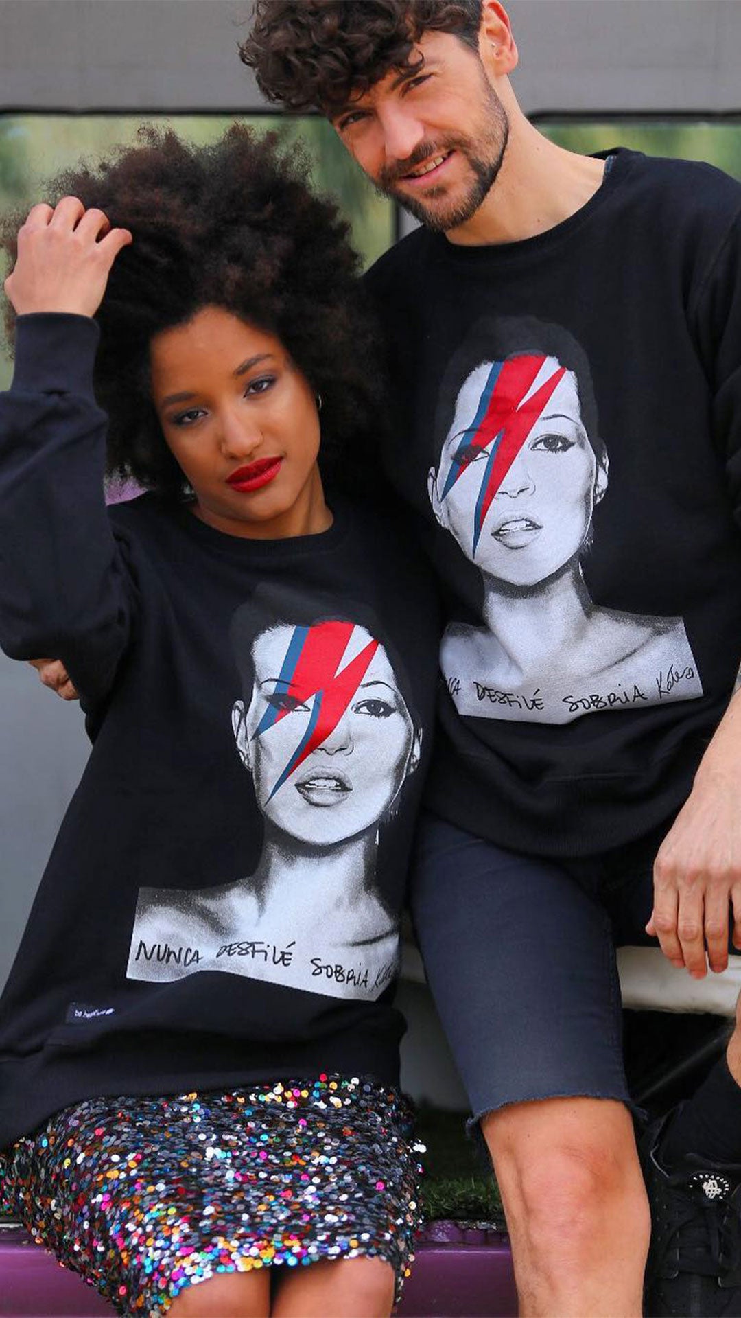 SUDADERA BE HAPPINESS FEAT KATE MOSS Rey De La Calle