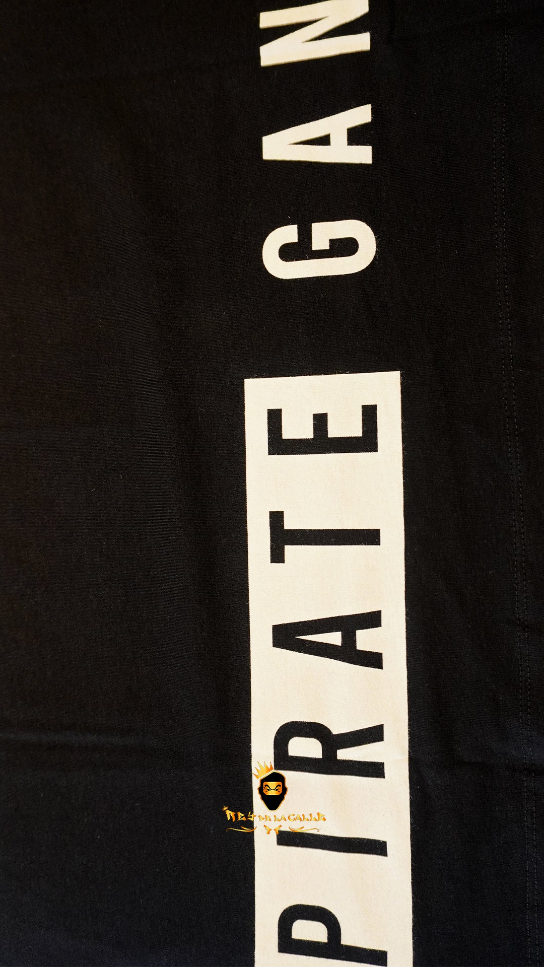 Conjunto Pirate Gang Paris Negro Pedrería Brillante Pistoleta - Rey De La Calle