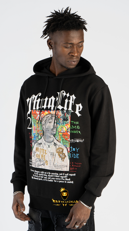 SUDADERA LEFT POINT TUPAC Rey De La Calle