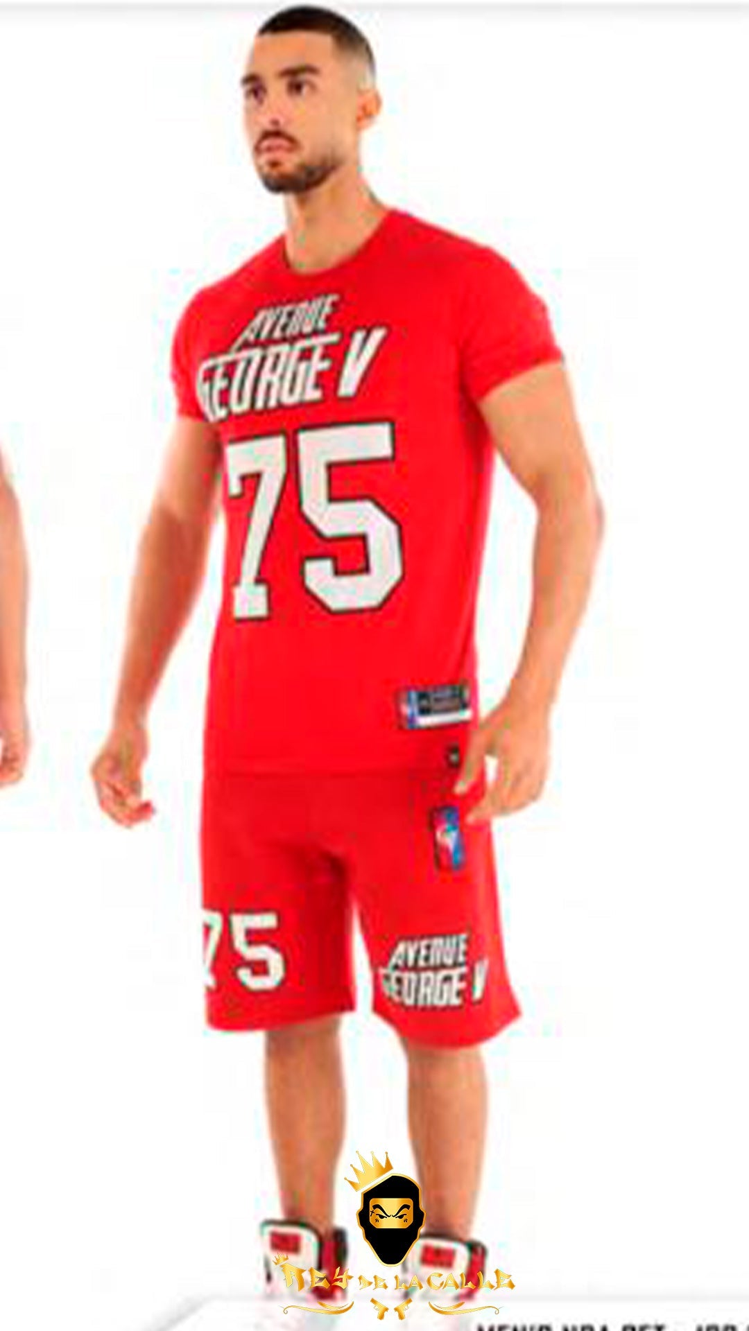 Conjunto Avenue George V deportivo 75 Rojo Rey De La Calle