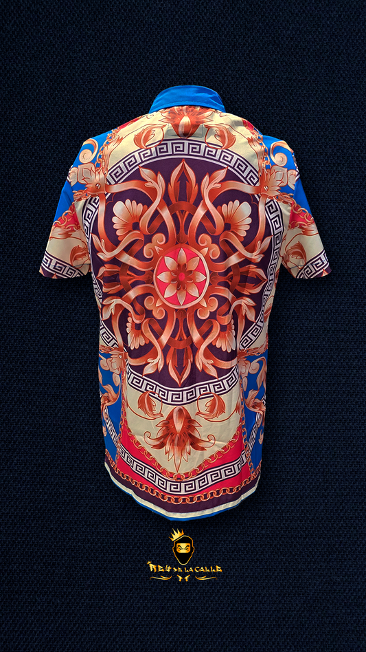 Camisa Colorida Sinner Sattire Sol Rey De La Calle