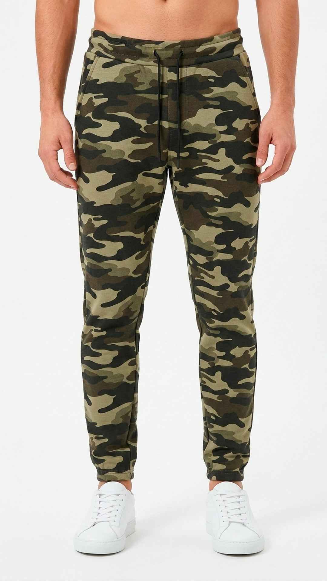 Pantalón Jogger Camuflaje Militar Verde para Hombre – En Oferta
