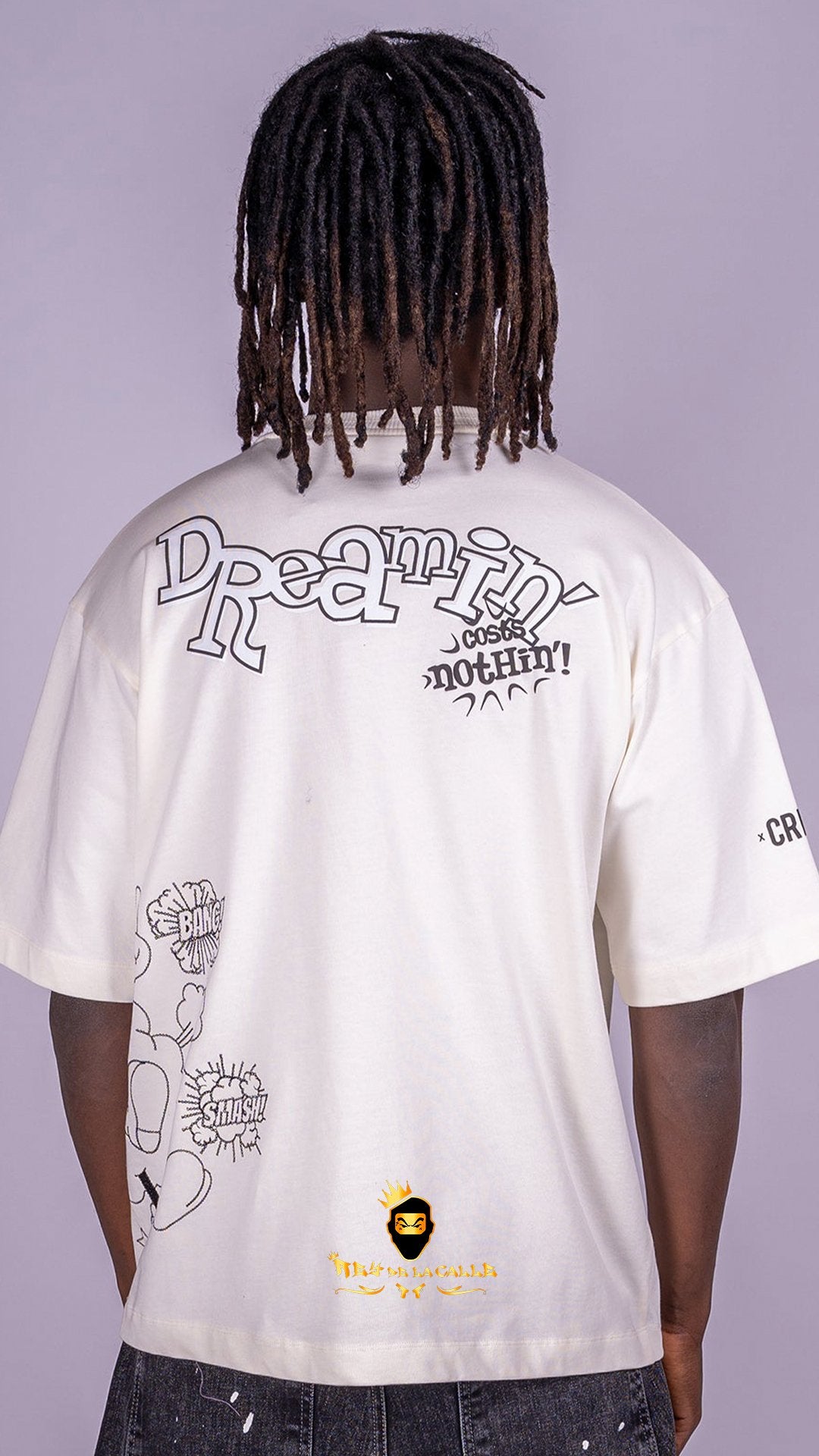 Camiseta Left Point Blanca Dreamin' - Rey De La Calle