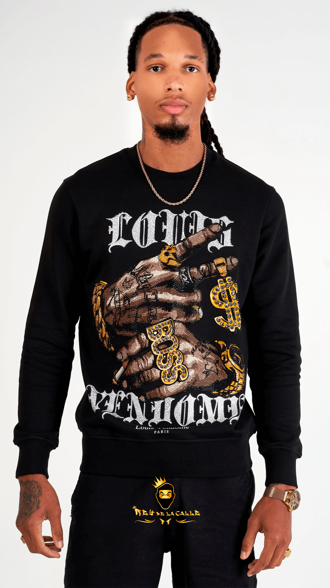SUDADERA LOUIS VENDOME CON BRILLANTES Rey De La Calle