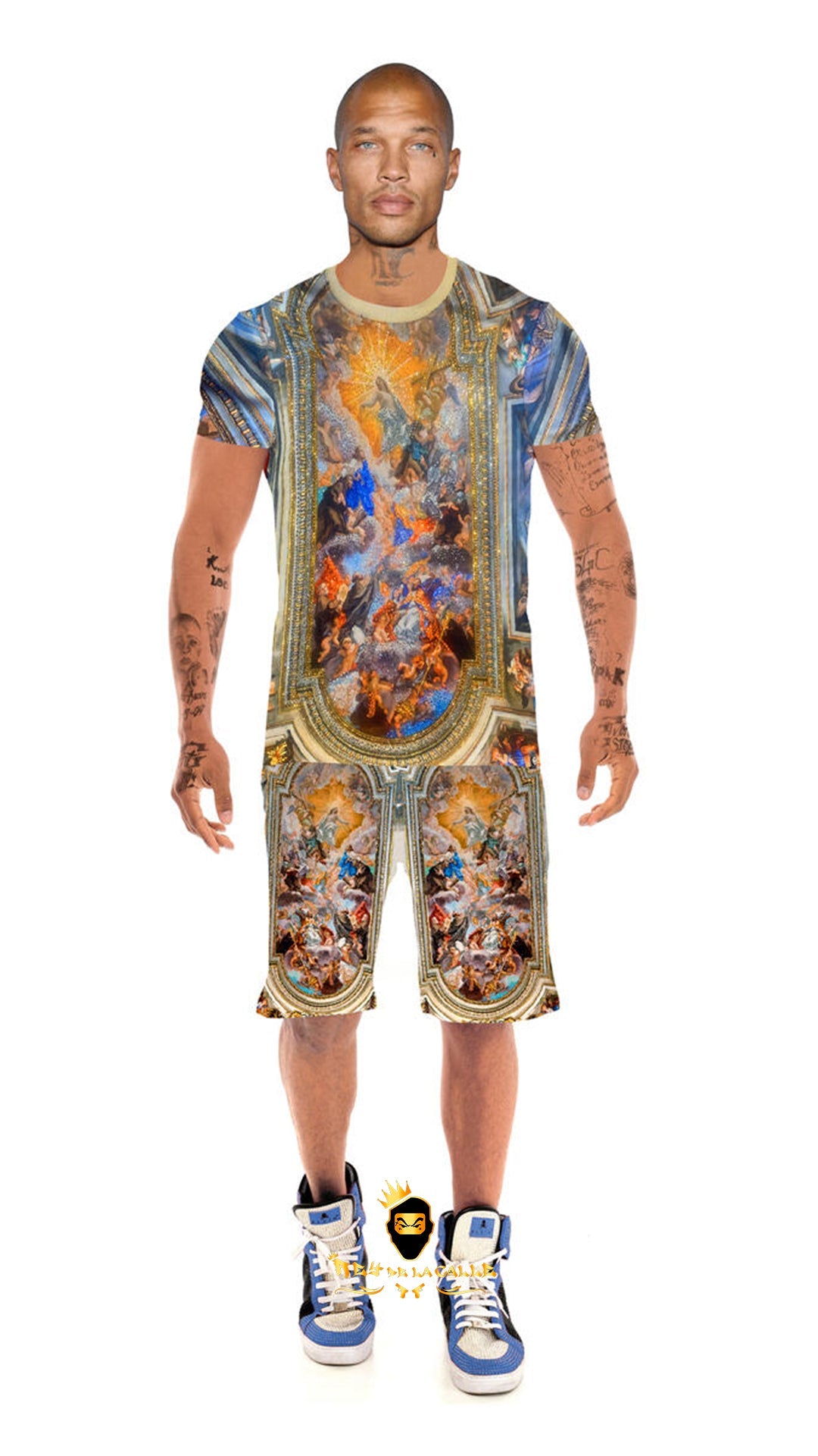 Conjunto Avenue George V Paris Pedrería Brillante Renacimiento Azul Mi tienda