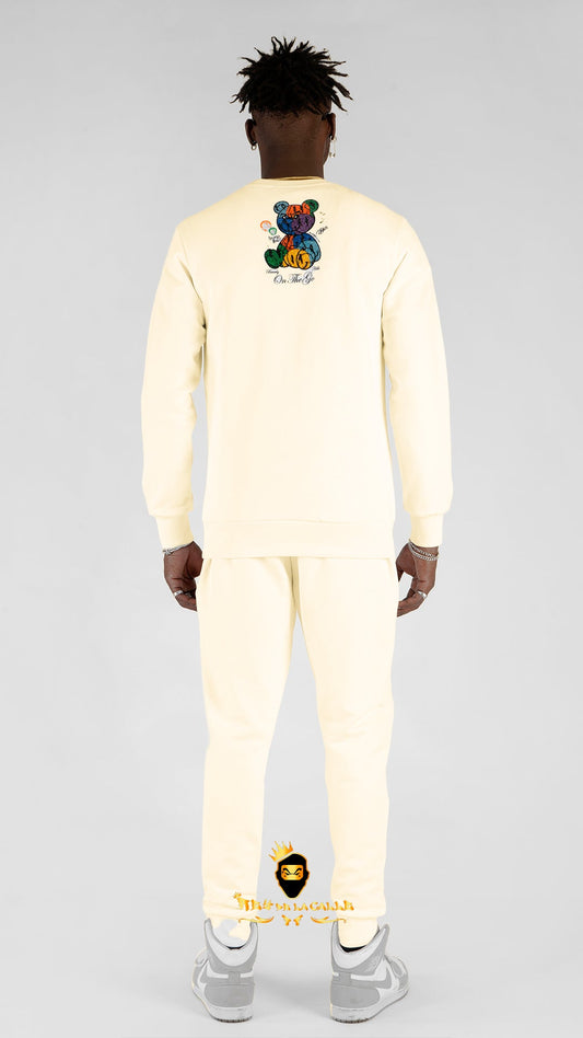 CONJUNTO LEFT POINT BEIGE, OSITO Rey De La Calle