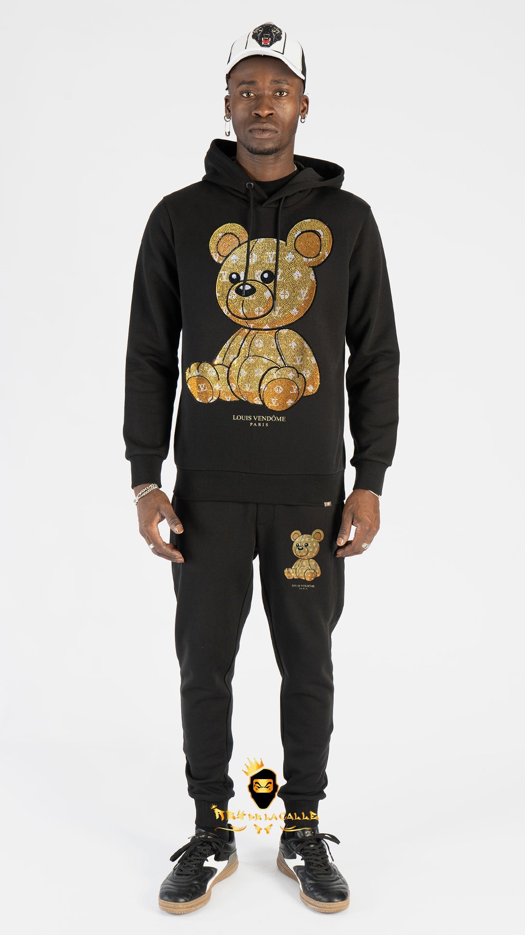 CONJUNTO LOUIS VENDOME NEGRO, OSO DORADO Rey De La Calle