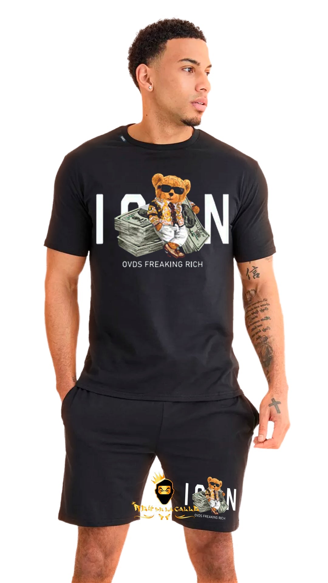 Conjunto OVDS Negra Oso I Own Rey De La Calle