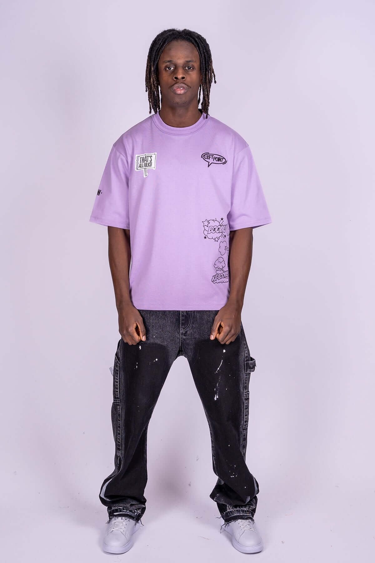 Camiseta Left Point Púrpura Dreamin' - Rey De La Calle