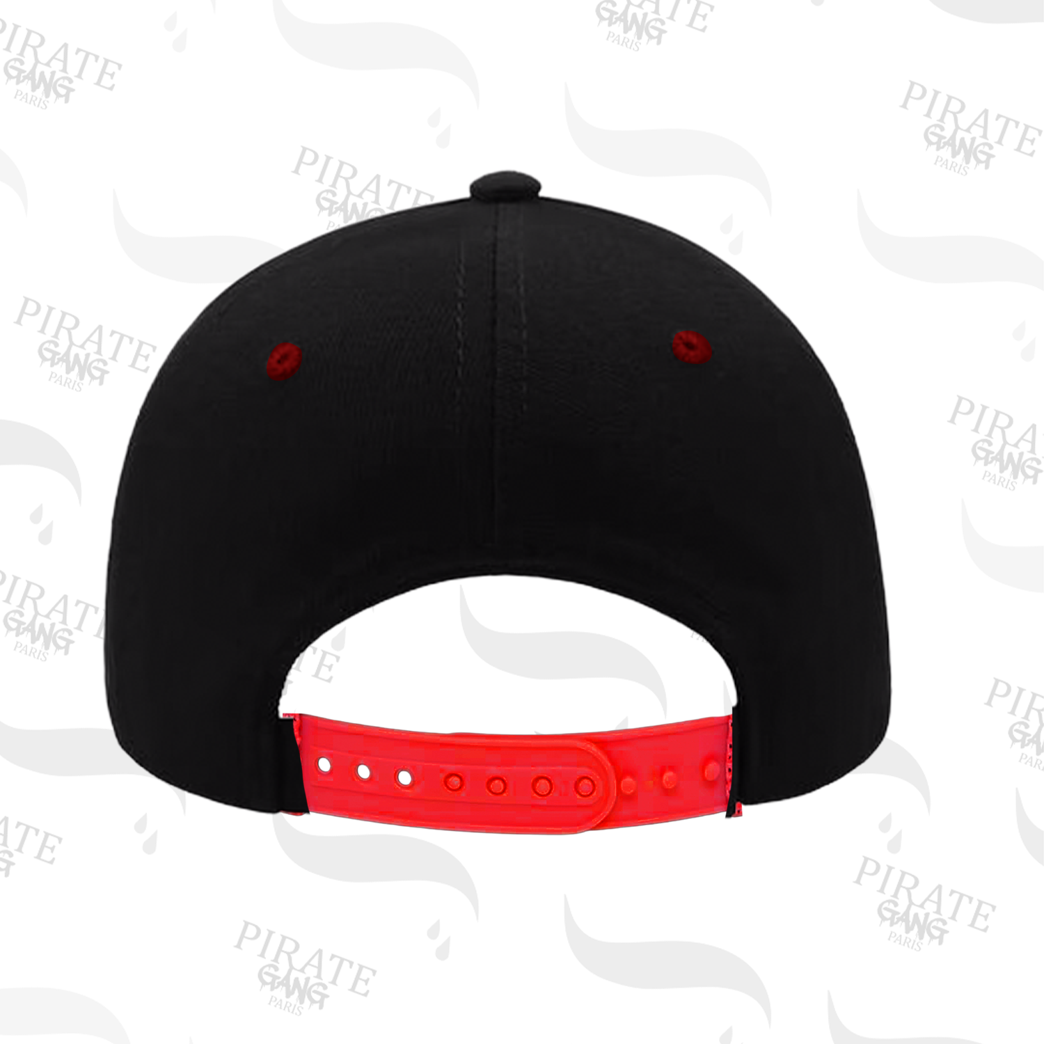 Gorra Pirate Gang Paris Negra Pedreria Brillante El Patrón - Rey De La Calle