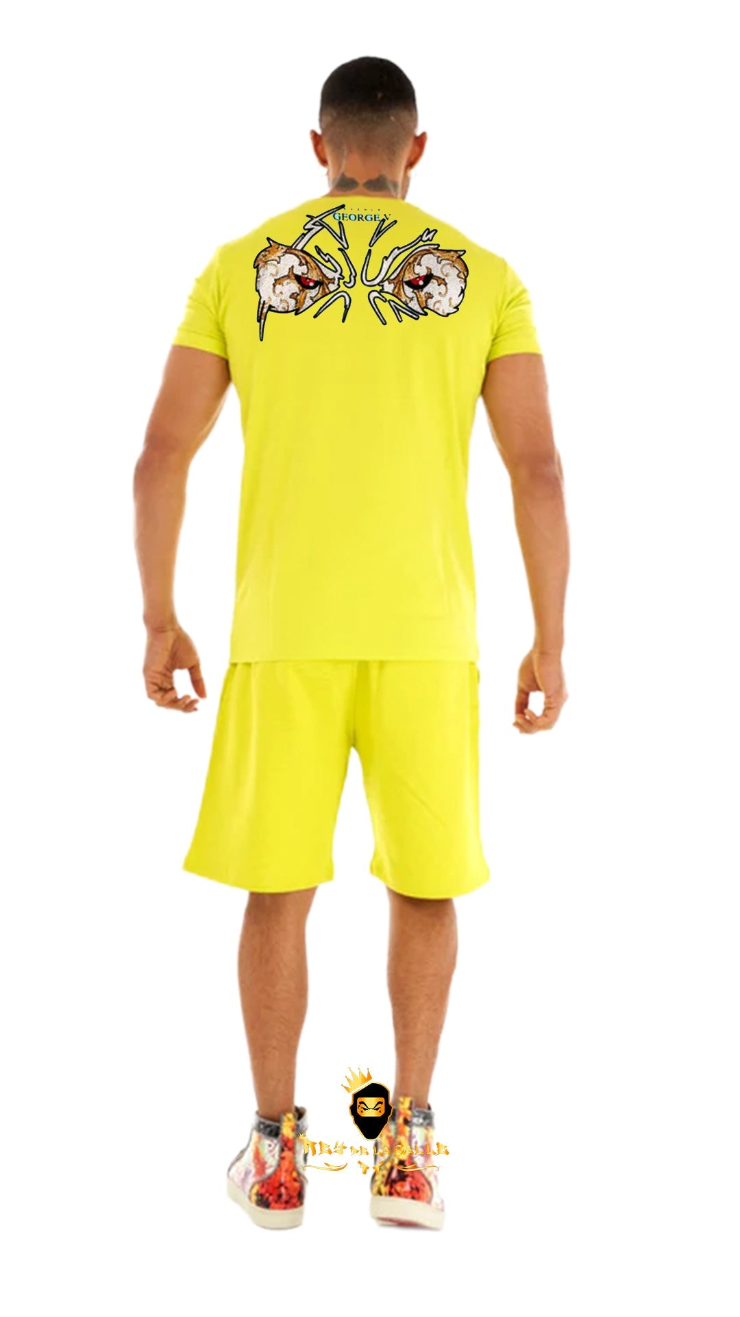 Conjunto Avenue George V Panda Amarillo Rey De La Calle