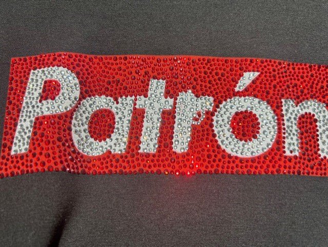 Conjunto Avenue George V Paris Negro Pedrería Brillante El Patrón - Rey De La Calle