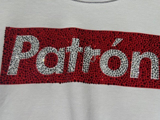 Conjunto Avenue George V Paris Blanco Pedrería Brillante El Patrón - Rey De La Calle