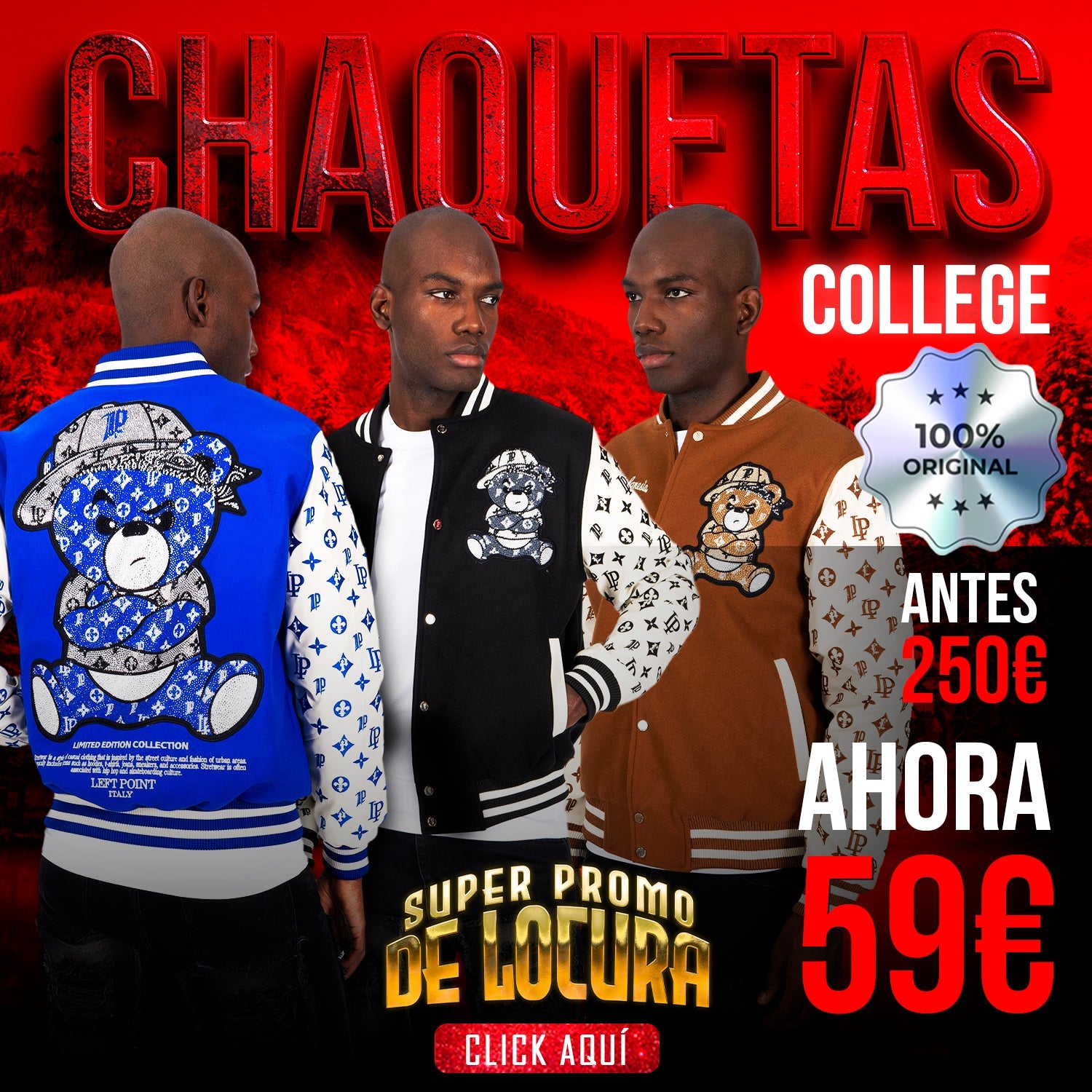 CHAQUETAS-COLLEGE Rey De La Calle