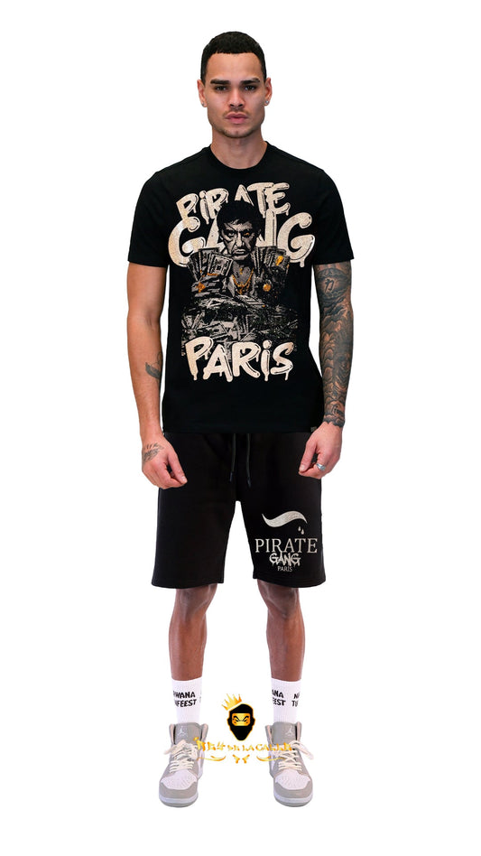 Conjunto, Camiseta o Pantalon Corto Pirate Gang Paris Rey De La Calle