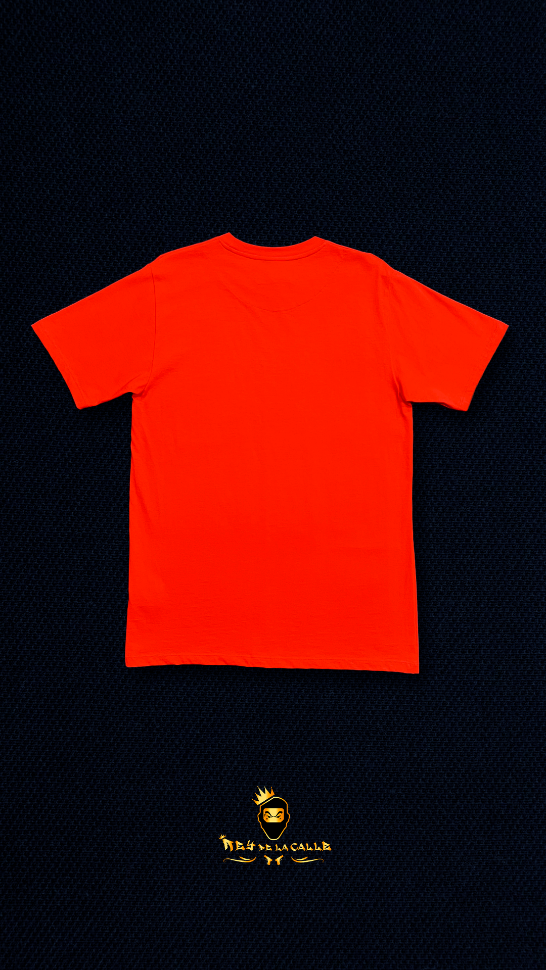 Camiseta Roja de Manga Corta SikSilk con Logo Bordado Central en Negro