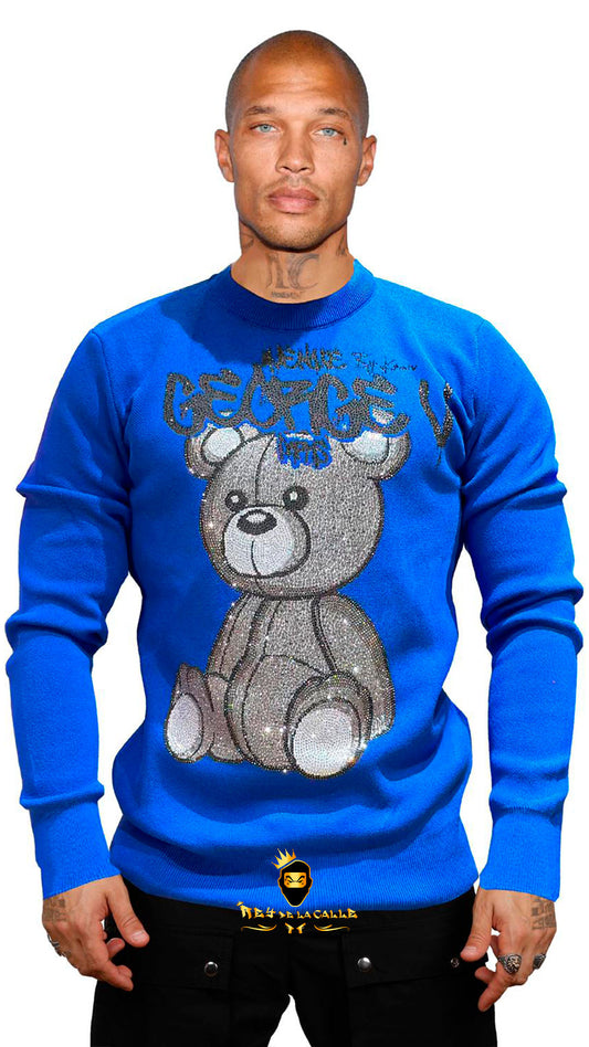 SUETER AVENUE GEORGE V PARIS COLOR AZUL Rey De La Calle