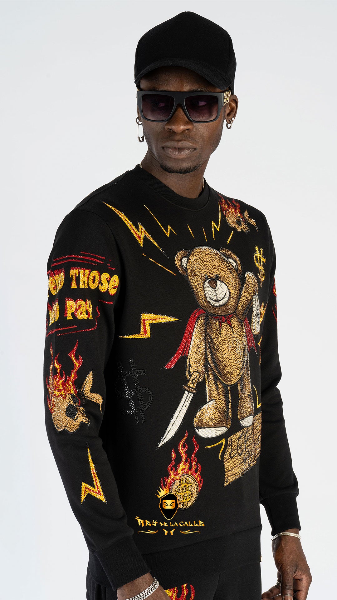 SUDADERA LEFT POINT OSITO SUPER HERO Rey De La Calle