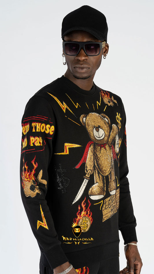 SUDADERA LEFT POINT OSITO SUPER HERO Rey De La Calle