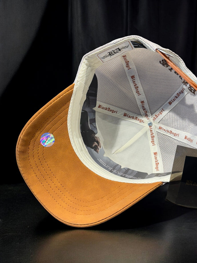 Gorra Black Angel Frontal Ante Leon - Rey De La Calle